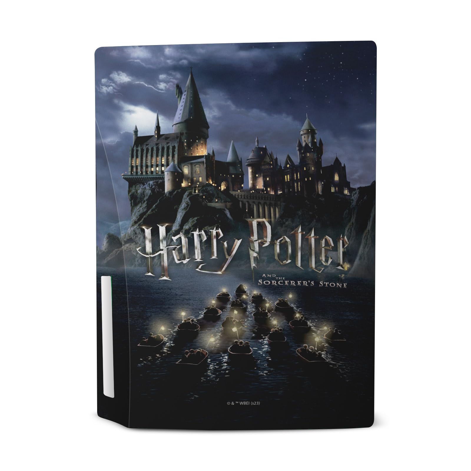 Head Case Designs sous Licence Officielle Harry Potter Château Graphiques Vinyle Plaque Frontale Autocollant De Jeu Peau Compatible avec Sony PlayStation 5 PS5 Disc Console & DualSense Controller