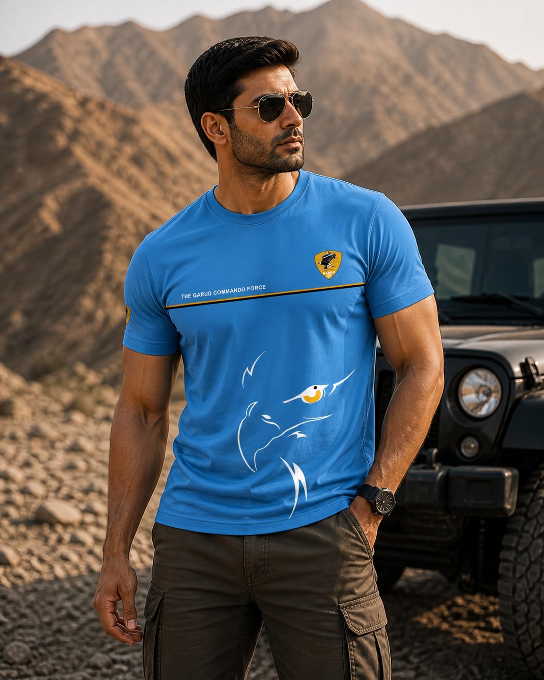Men’s Graphic T-Shirt – Cotton Round NeckStyle Tee | Casual Comfort Fit Tee-image-45