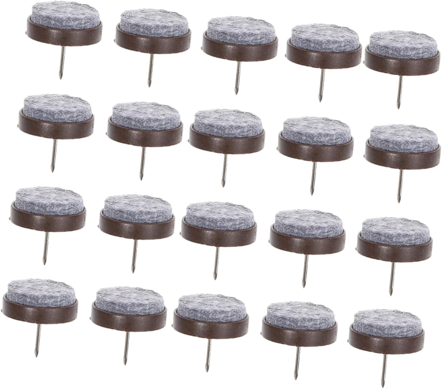 50Pcs Felt Pads for Furniture Legs Non Slip Chair Glides Floor Protectors for Hardwood Reduce Noise Scratching for Sturdy Furniture Stability