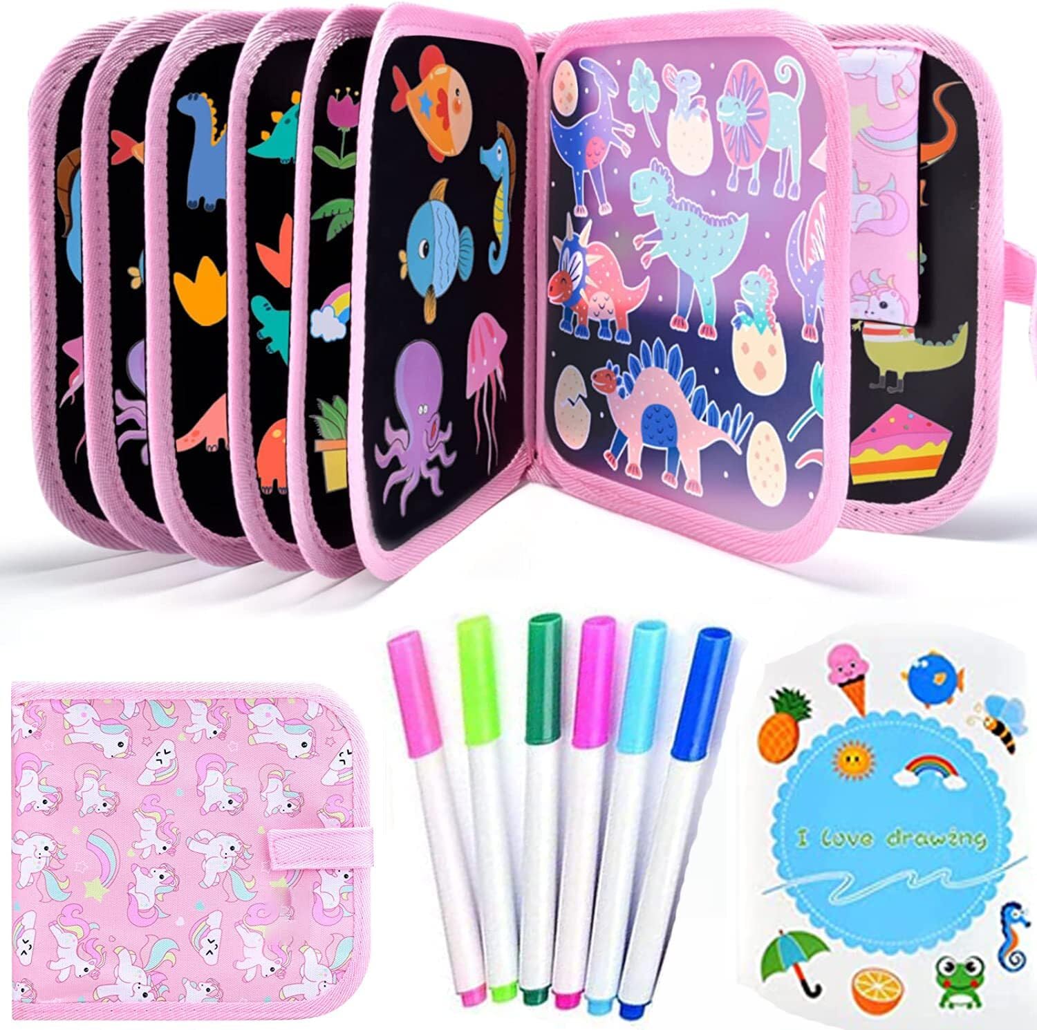 Bestie toys Reusable & Erasable Doodle Slate Painting Kit for Kids Drawing Book (B0CZF36TLB) Amazon Price History, Amazon Price Tracker