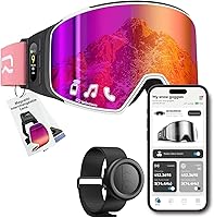 Vista 11 de Multifunctional Smart Bluetooth Ski Goggles with Walkie-Talkie, Anti-Fog Zeiss Lens, Music & Call Function