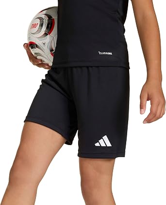 adidas Boys Entrada26 Shorts Soccer Cleats - Black, White