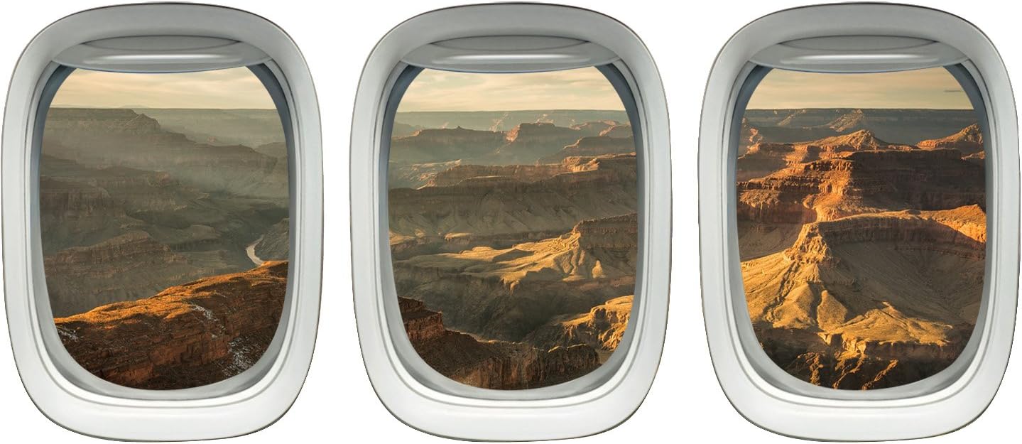 VWAQ Grand Canyon Wall Sticker for Boys Room Aviation Decals PPW9