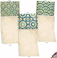 Vista 46 de The Best Card Company 20 Assorted Blank Notes Bulk Box Set 4 x 5.12 Inch with Envelopes (10 Designs, 2 Each) Bold Bouquets AM10345OCB-B2x10