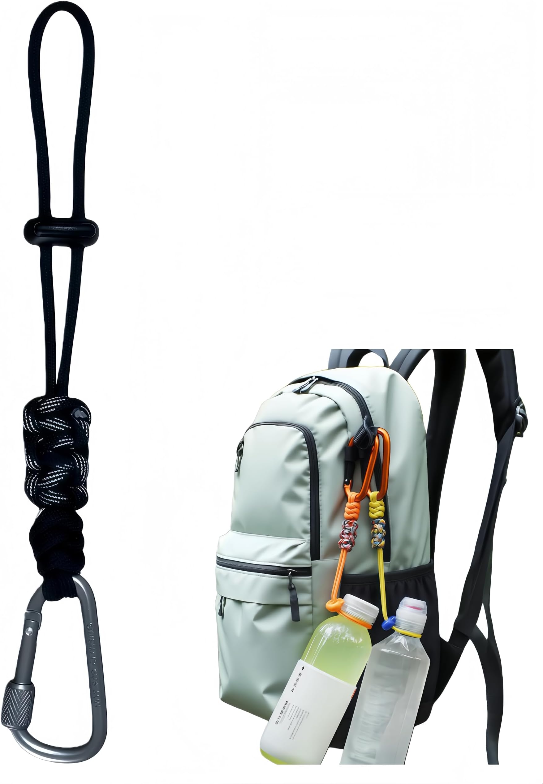 Backpack Strap, D-Ring Strap, Multifunctional Strap, Outdoor Strap, Durable, Adjustable, Mountain Climbing, Convenient Outdoor Goods
