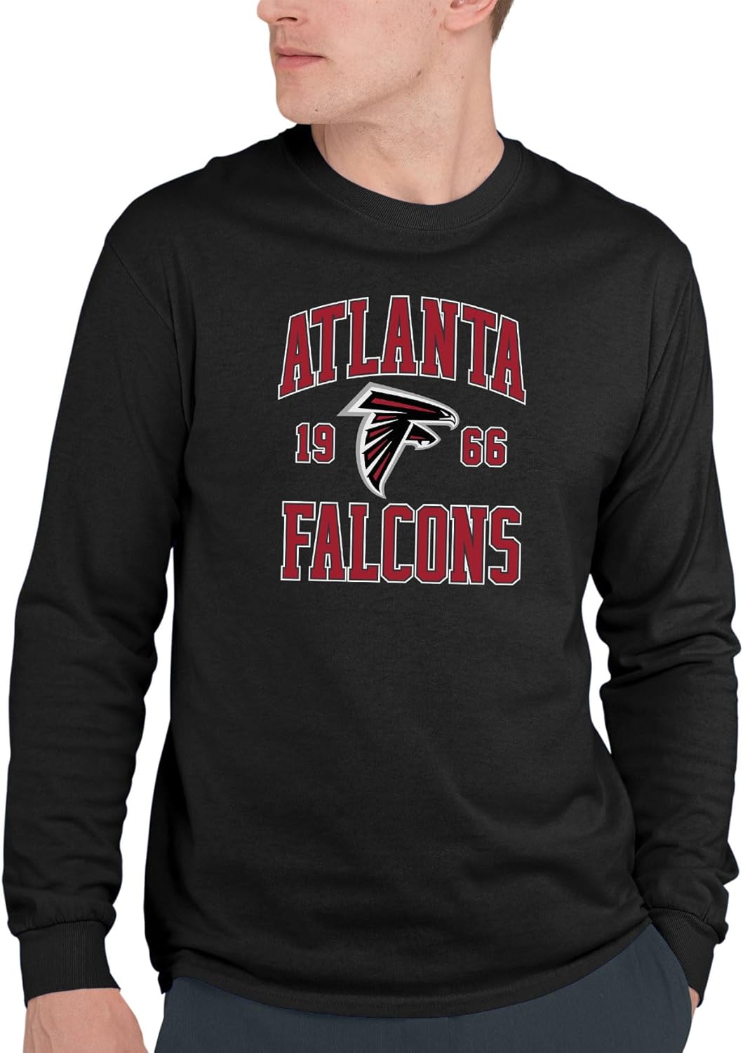 Hybrid Sports NFL - Established - Officially Licensed Adult Long Sleeve Fan Tee for Men & Women