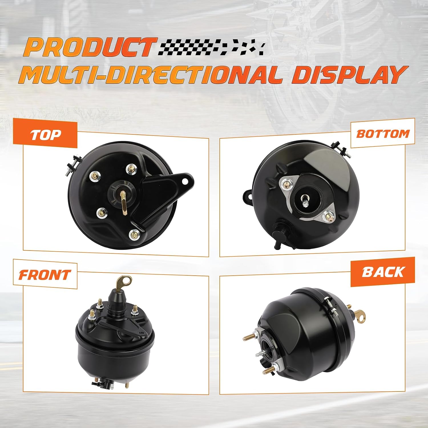 54-76201 Vacuum Power Brake Booster Compatible with Ford Mustang & Mercury Cougar, 1967 1968 1969 1970, Replace OE 5476201