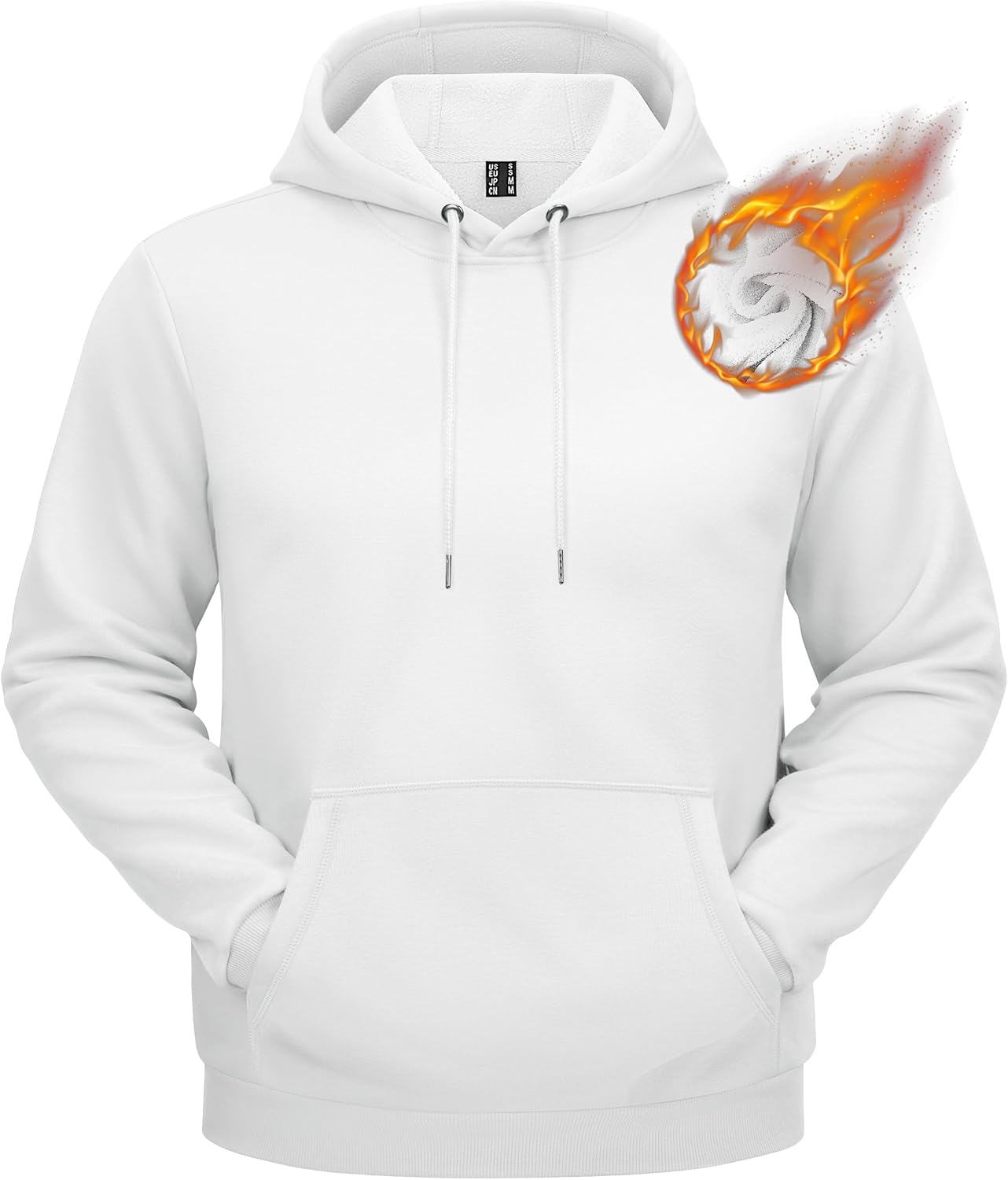 TACVASEN Men's Athletic Hoodies Fleece Lined Sweatshirt Pullover Soft Casual Hooded Sweatshirt with Pocket