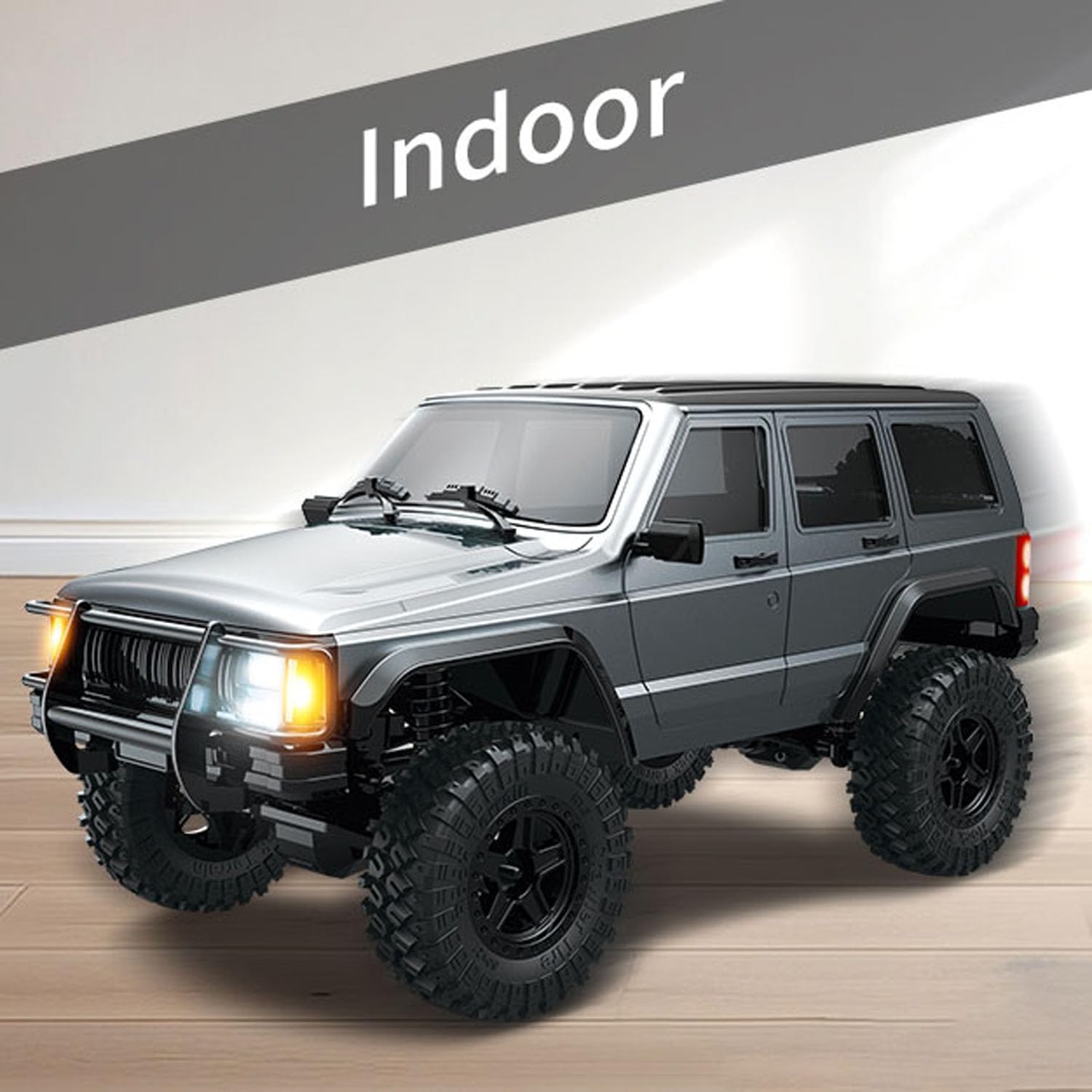 TOUCAN RC HOBBY 1/18 11.0Inches C8809 4 * 4 Remote Control Off Road Vehicle RC Crawler Car Model RTR 3 Speed Transmission 370 Brushed Motor for Ages 14+