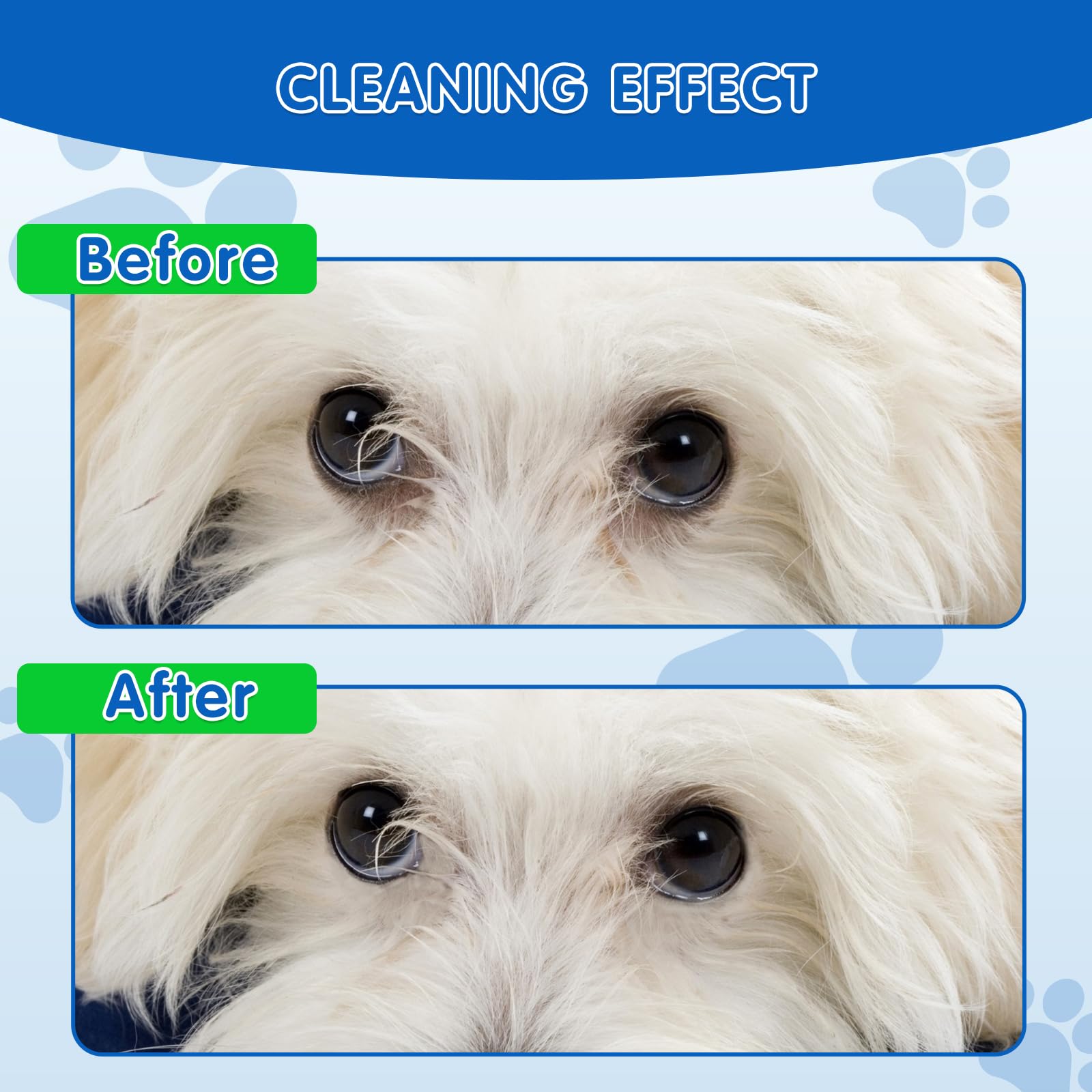 VOISEN 400Pcs Eyes Wipes for Dogs, Pet Tear Stain Remover Wipes — Amazon image 3
