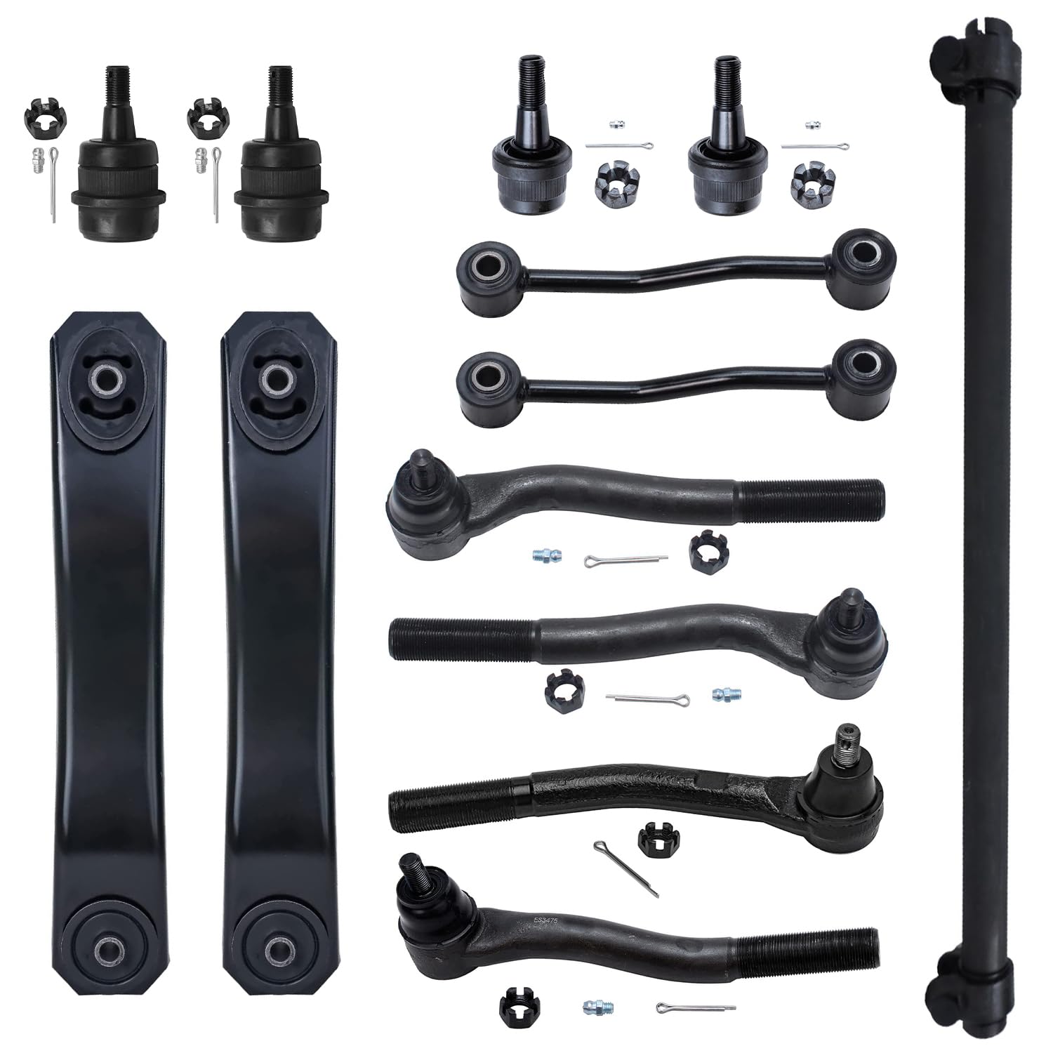 Detroit Axle - Front End 13pc Suspension Kit for 1999-2004
