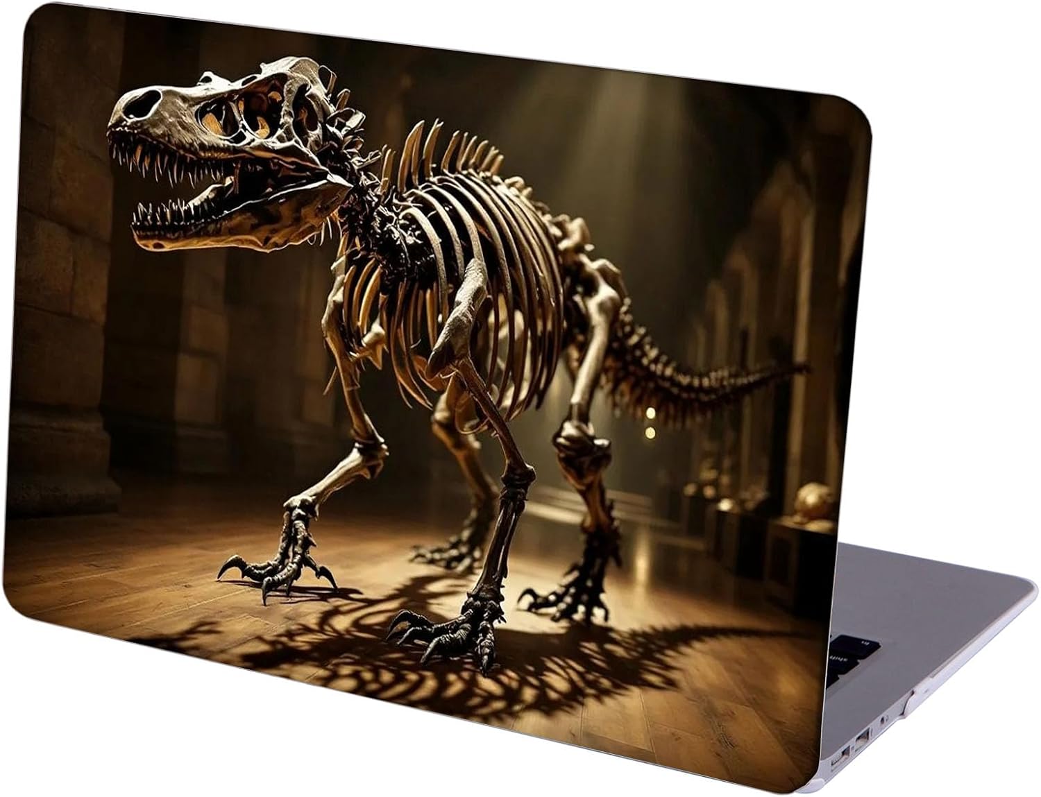 Compatible with MacBook Neo 13-inch, Hard Shell Case with Keyboard Cover and Screen Protector (A3404 A18 Pro chip, 2026 Release) - Dinosaurs Skeleton MC21655