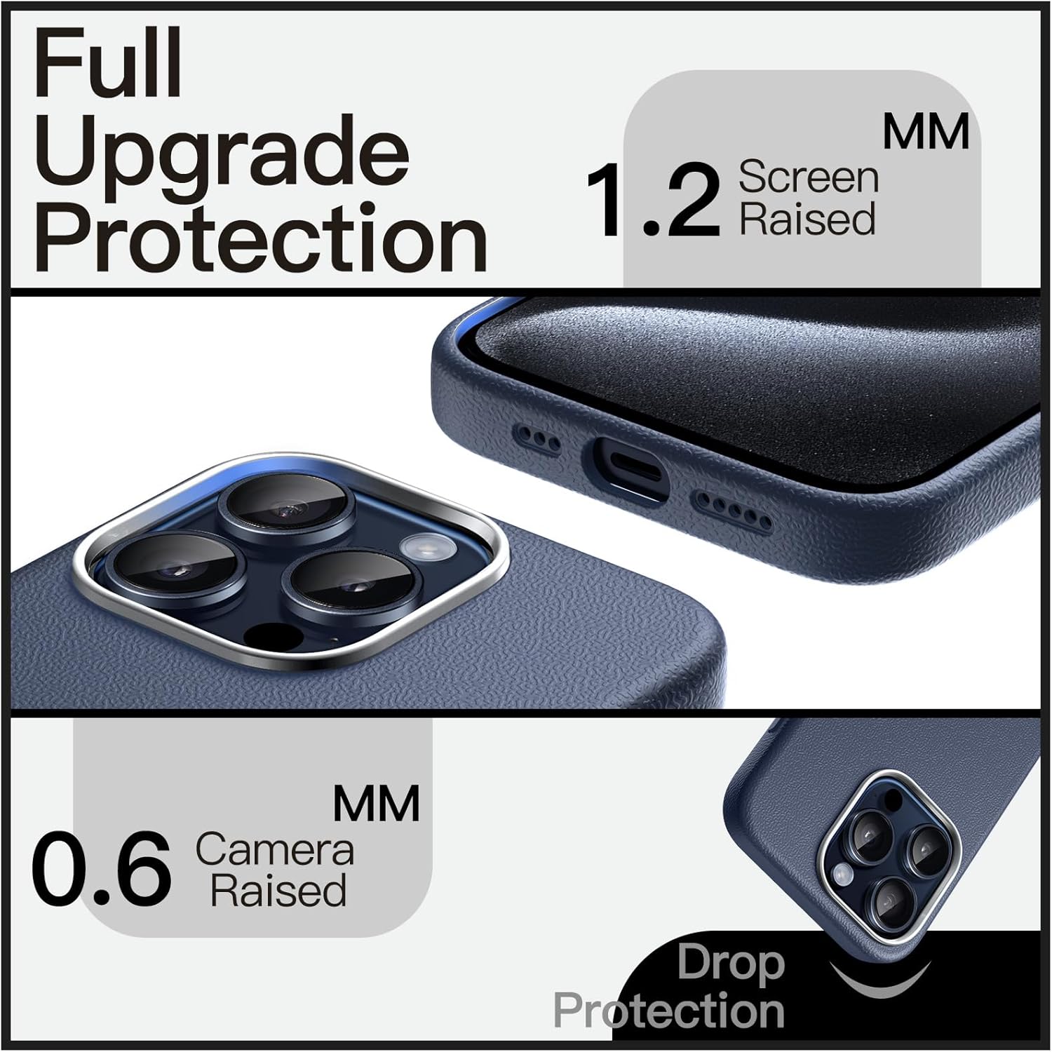 غطاء حماية نحيف لموبايل ايفون 15 برو 6.1 بوصة متوافق مع ماج سي... - view 6