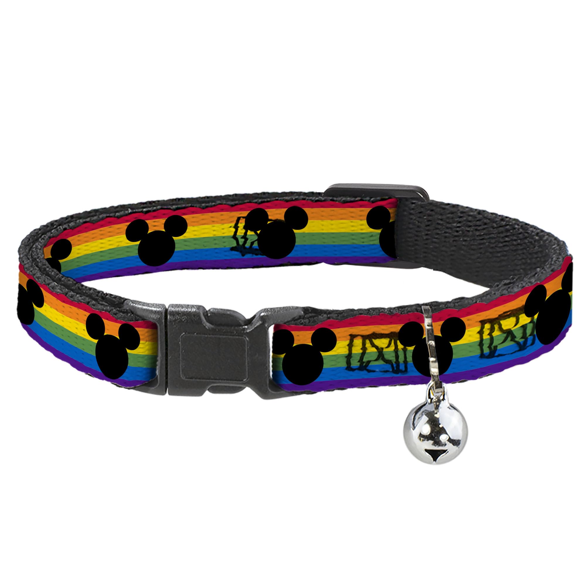 Collar de gato con diseño de Mickey Mouse para evitar asfixia y enganches