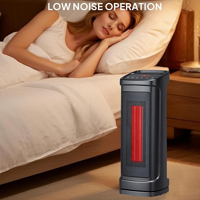 Calefactor Eléctrico Portátil Cerámico PTC 1500W 120V miniatura 6