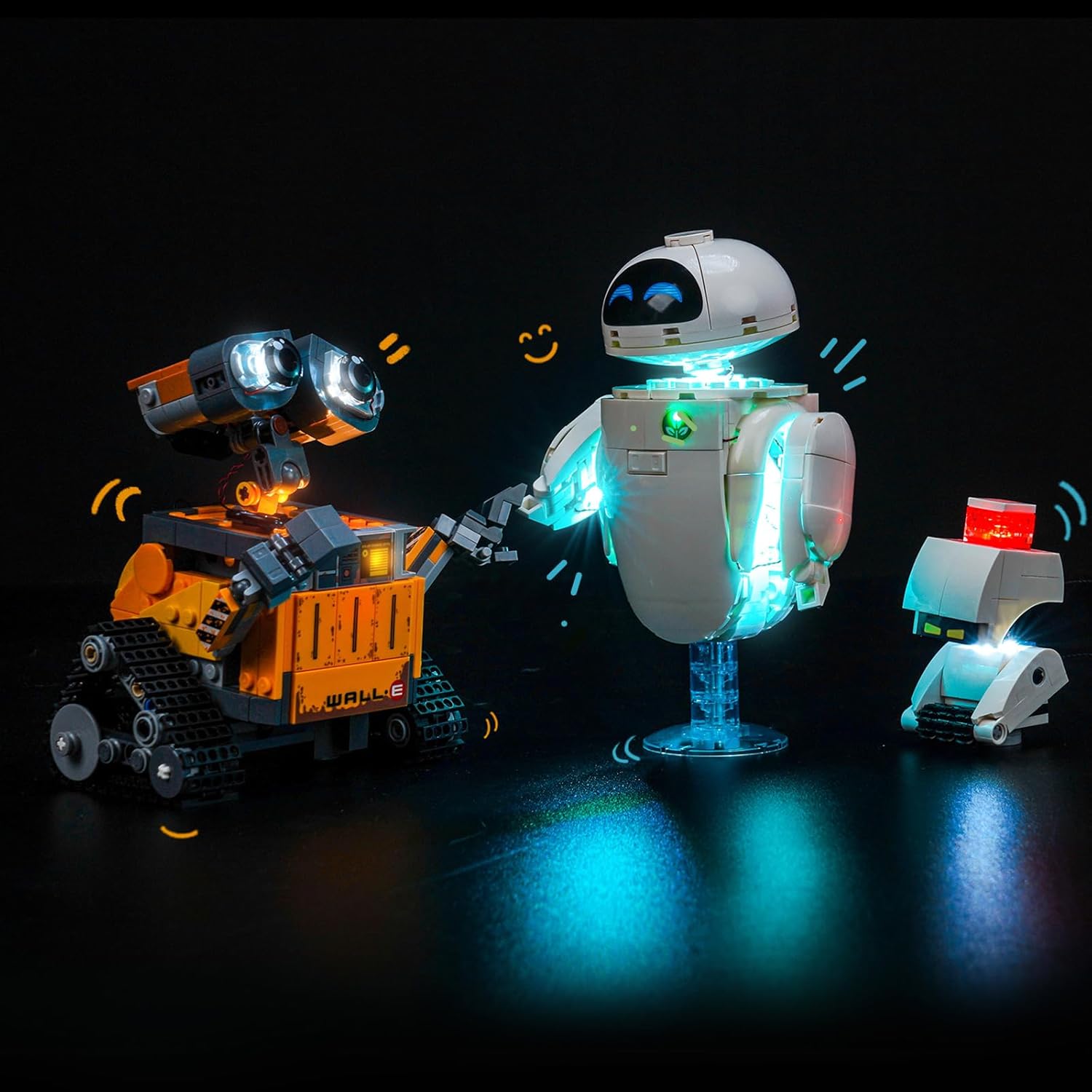 BrickBling LED Lighting Compatible with Lego Pixar Wall-E & EVE, Light Kit Compatible with Lego 43279 - Not Come with Model