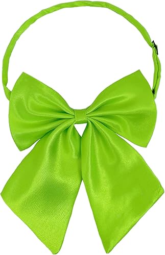Pajarita para mujeres y adolescentes, elegante corbatín de satén para uniforme escolar, graduación o camiseta, accesorio W-B1