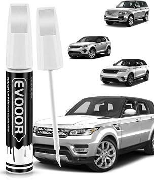 Fuji White 867/1AA/NER Touch Up Paint Compatible with Land Rover Exact Match 2 in 1 Touch up Paint for Chips and Nicks Repair with 2pcs Disposable Micro Applicators