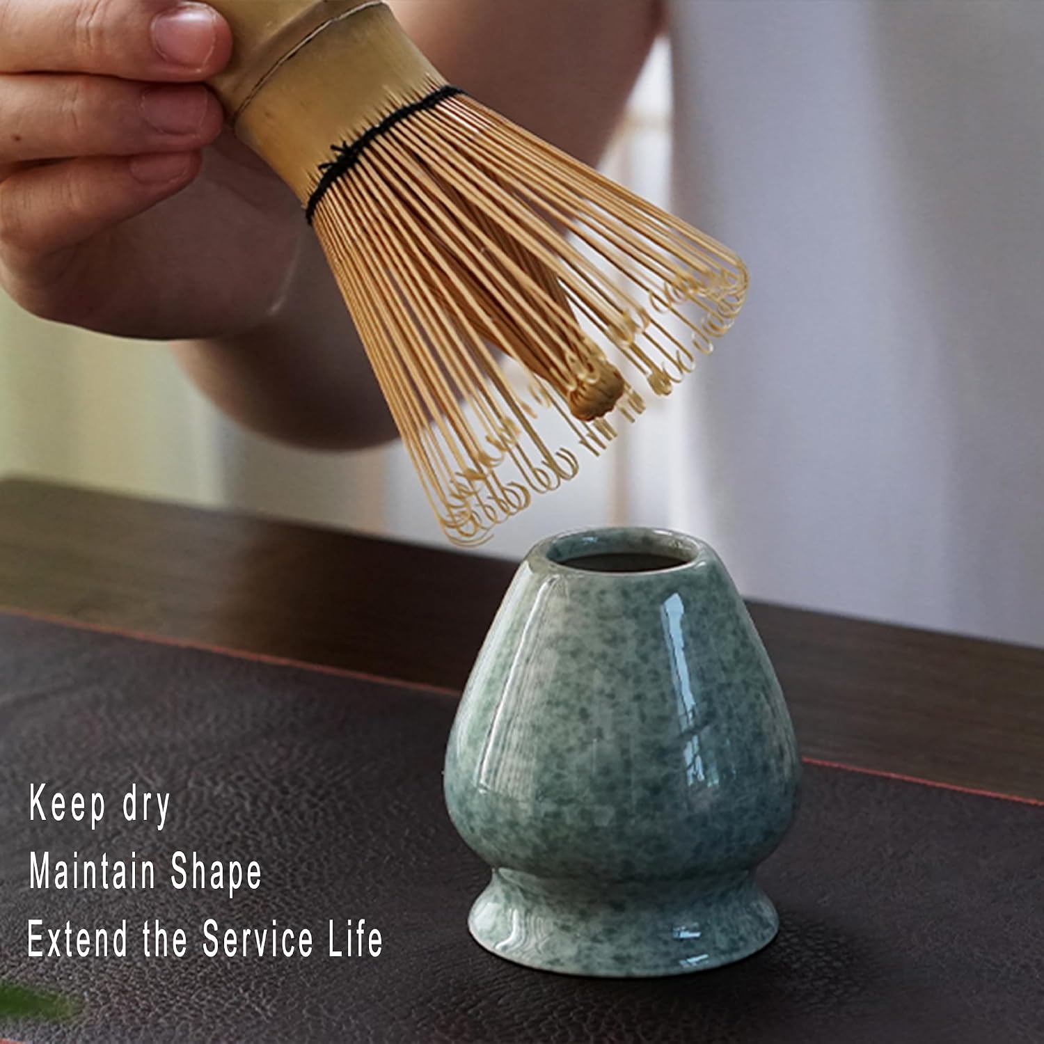 Birthday Gifts Matcha Whisk Set-Matcha Kit 7 Pcs, Dishwasher Safe Matcha Set Birthday Gifts for Matcha Lover, Ideal for Beginners(G) image 5