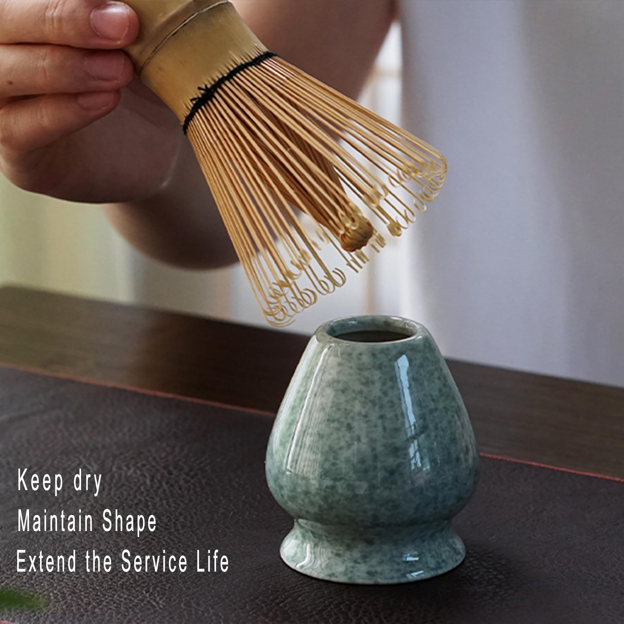Birthday Gifts Matcha Whisk Set-Matcha Kit 7 Pcs, Dishwasher Safe Matcha Set Birthday Gifts for Matcha Lover, Ideal for Beginners(G) view 5