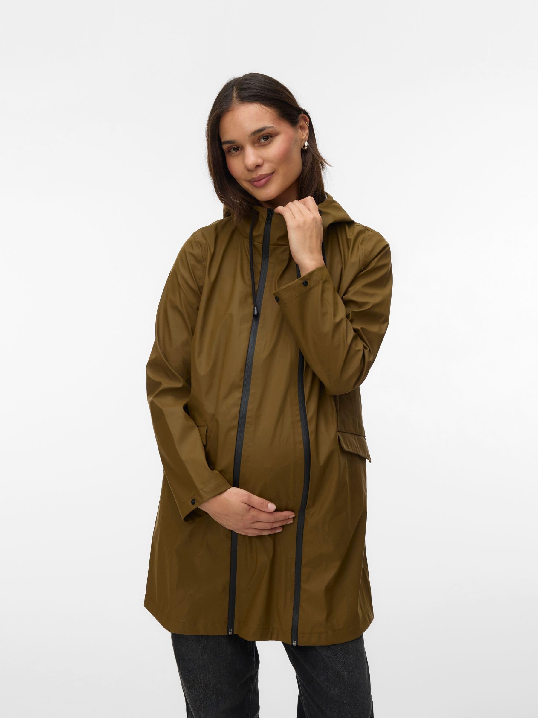 MAMALICIOUS Female Mantel Umstands-Regenjacke | Coat