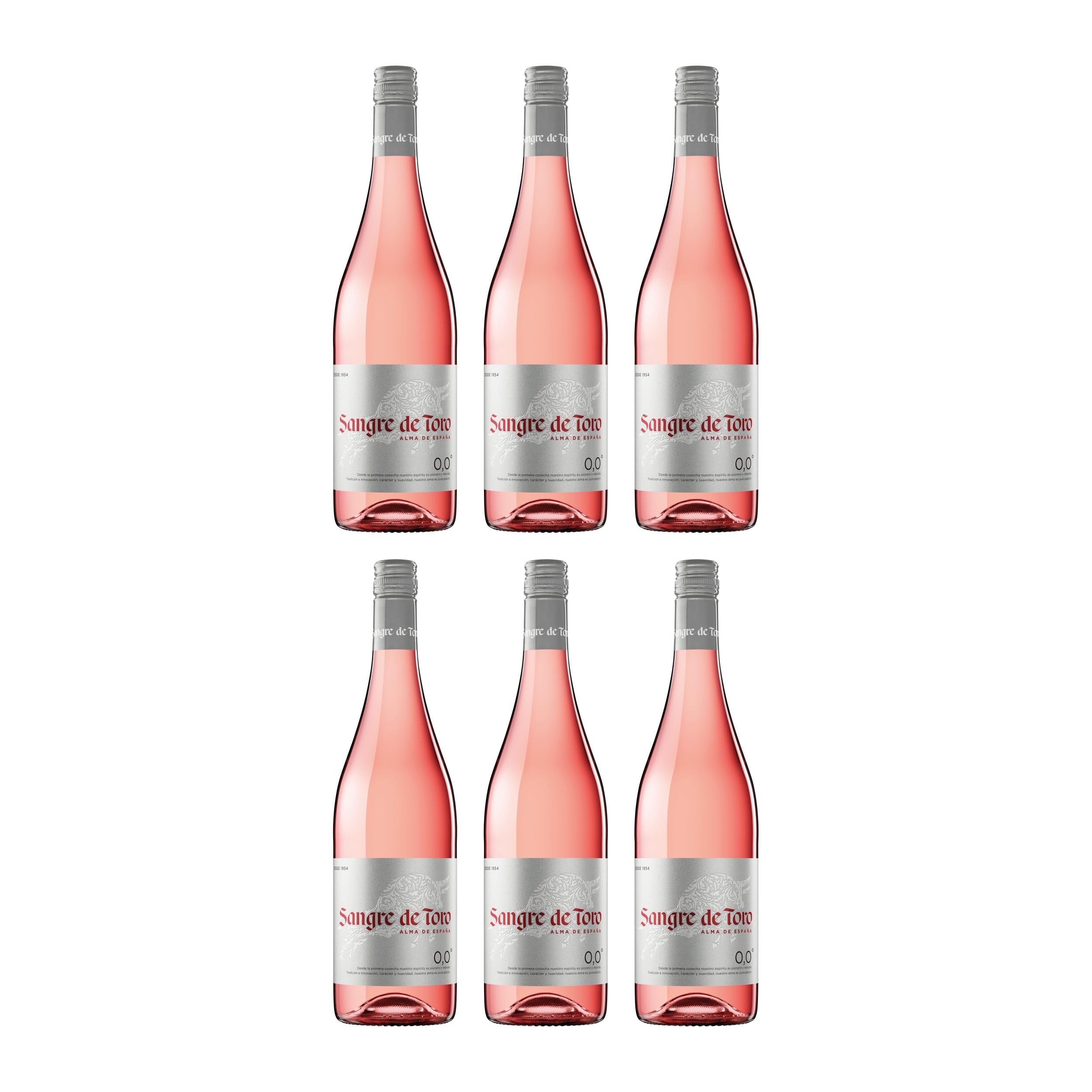 Torres Icons Sangre de Toro 0.0 Rosado trocken Roséwein Spanien inkl. FeinWert E-Book (6 x 0.75 l)