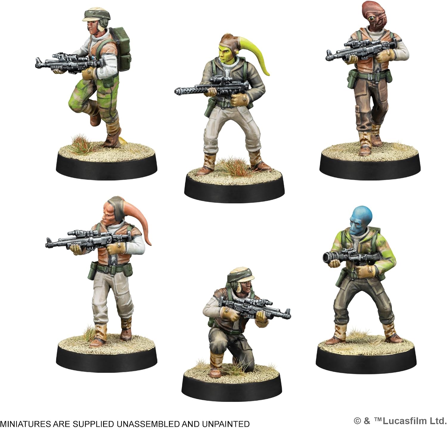 Star Wars Legion Rebel Troopers Unit Expansion - Tabletop Miniatures Game, Strategy Game for Kids and Adults, Ages 14+, 2 Players, 90 Min Playtime, Made by Atomic Mass Games