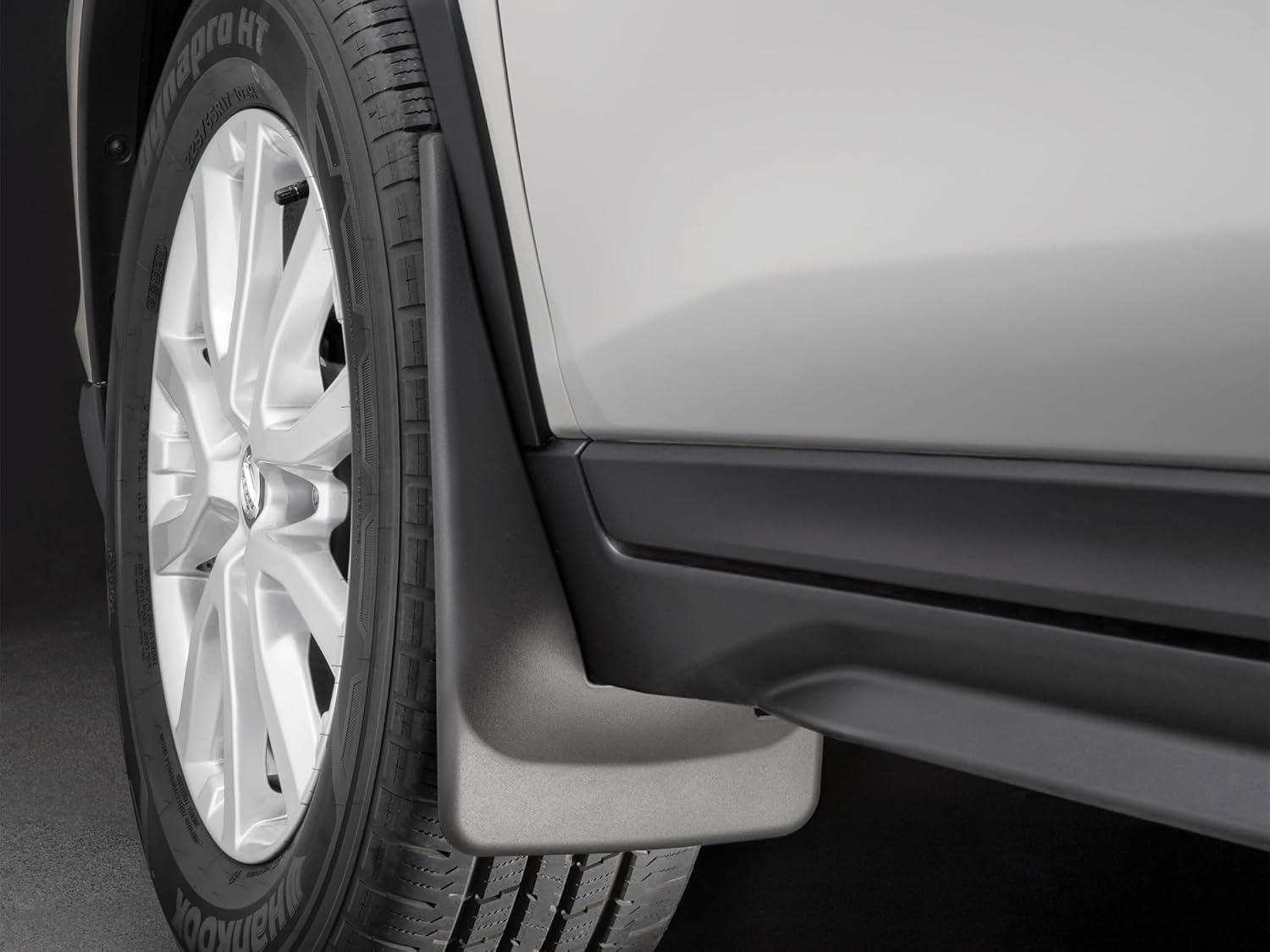 WeatherTech Custom No Drill Splash Guard MudFlaps for Nissan Rogue, Front Pair (110070), Black