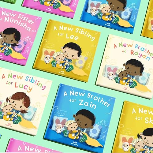 Miniatura 10 de Un nuevo hermano para ti - Un libro personalizado sobre convertirse en una hermana mayorhermano mayor - Wonderbly (tapa blanda)