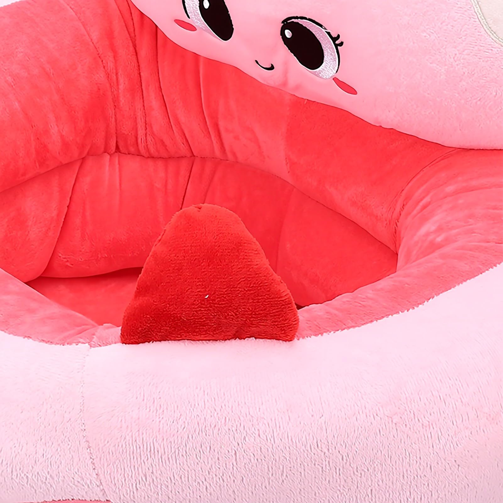 Asixxsix Seggiolino per Neonati da 3 a 24 Mesi, Peluche (Torta) | Simpatico animaletto a forma di, supporto ergonomico per la schiena, fondo antiscivolo, regalo per seggiolone portatile