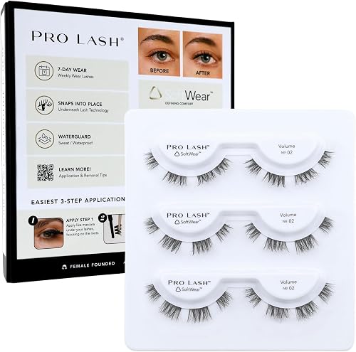 Pro Lash SoftWear Lash Clusters, Volume No. 02 Black
