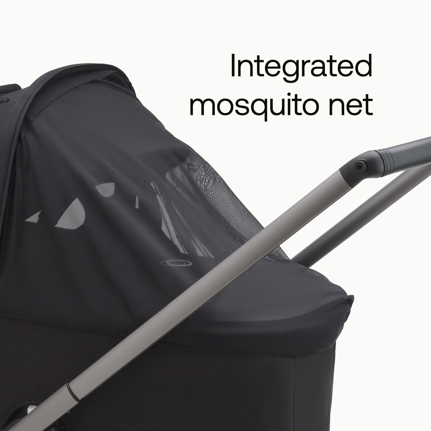 Bugaboo Breezy Sun Canopy with Ventilation Panels & Built-in Mosquito Net – Compatible with Bugaboo Dragonfly Strollers – UPF 50+ Fabric & Water-Repellent Protection - Deep Indigo