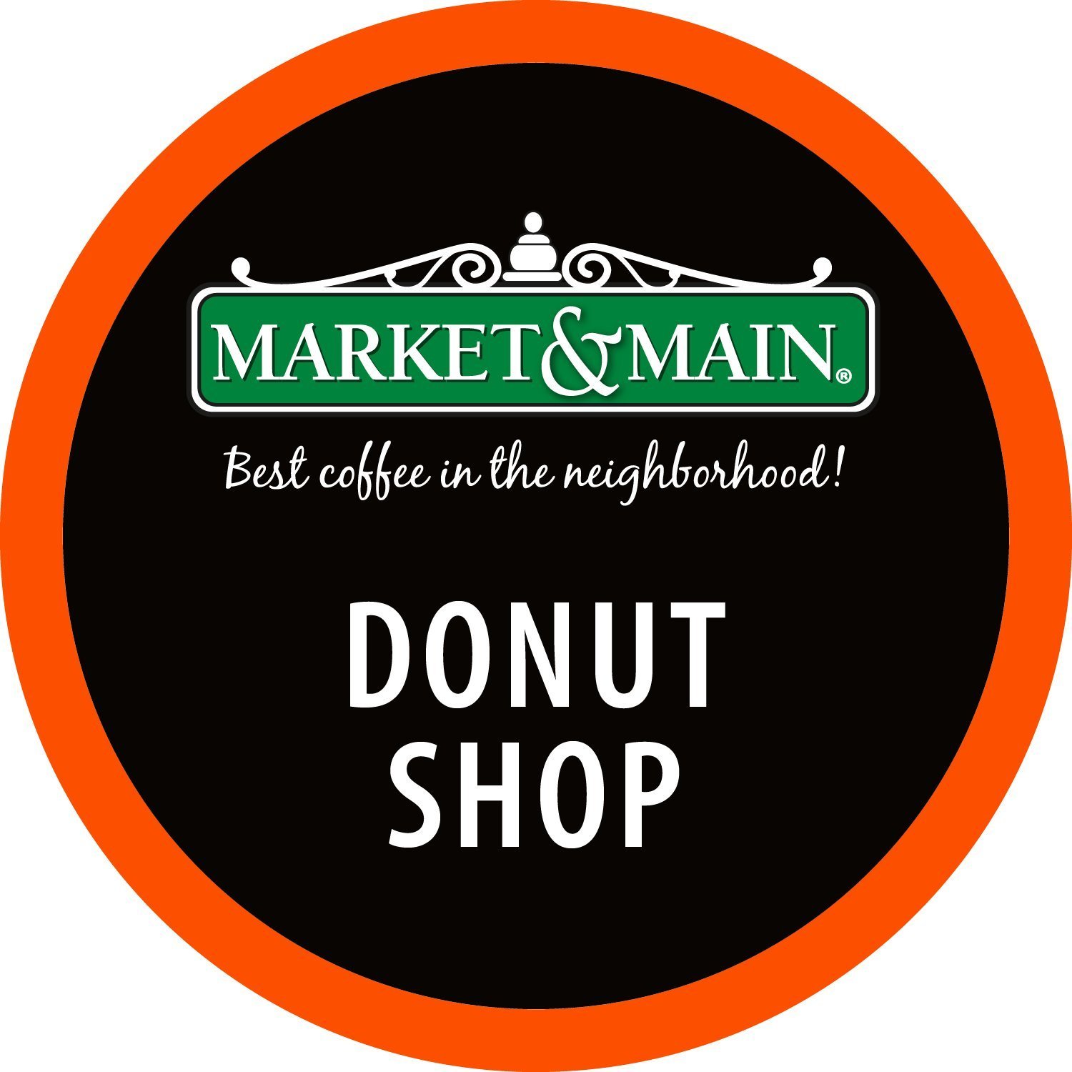 Market & MainOneCup, Donut Shop, Compatible with Keurig K-cup Brewers, 80 Count