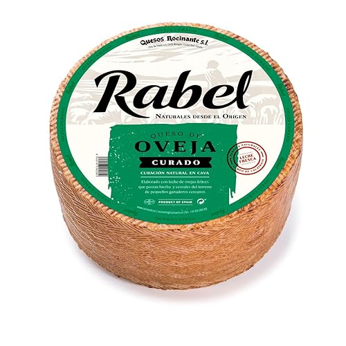 Queso Curado de Oveja Manchego Stlyle Producto de EspañaCurado en Vino Espumoso (7 lb aprox)