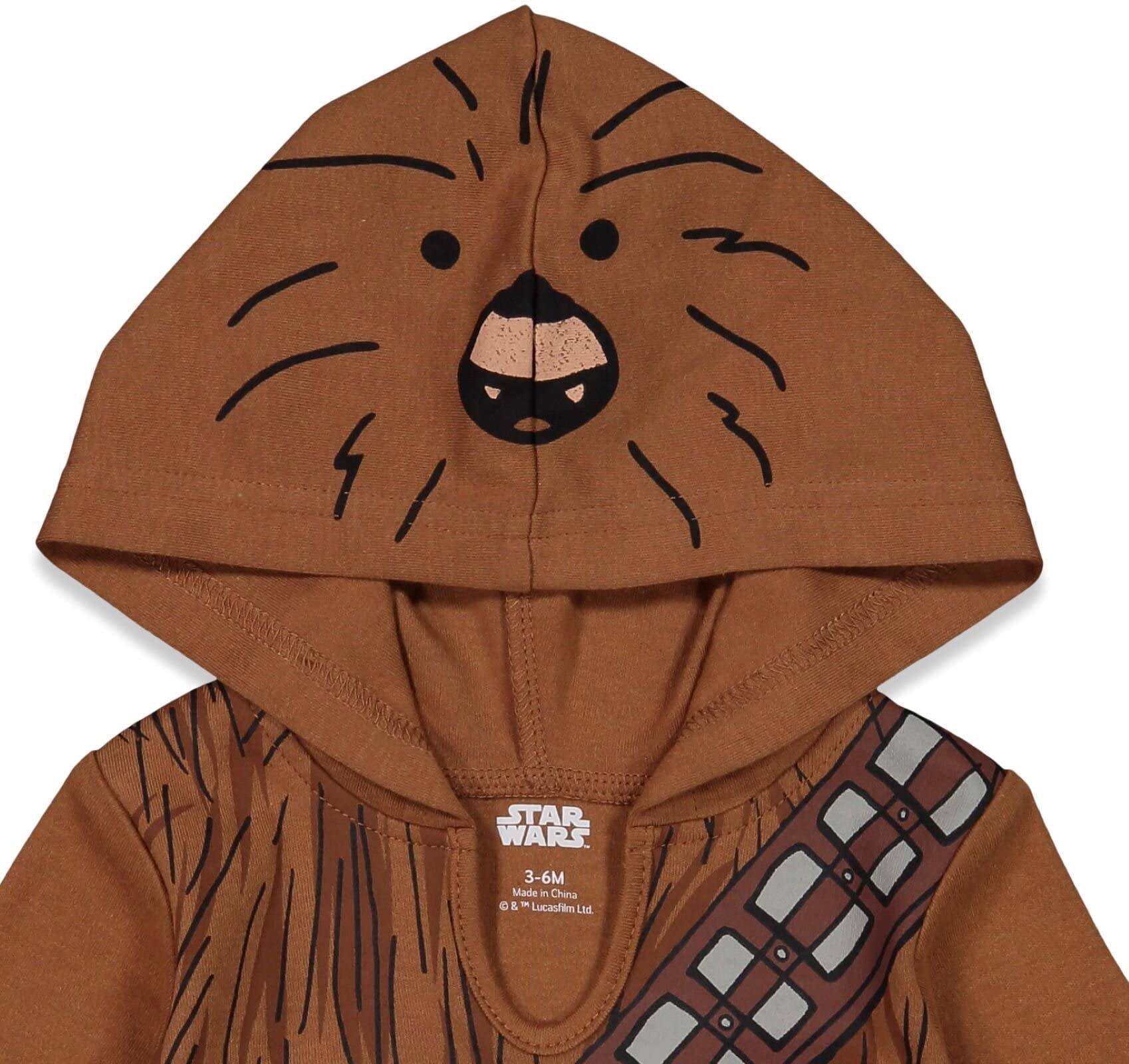 Star Wars Darth Vader Chewbacca Stormtrooper - Traje de manga larga (3 unidades)