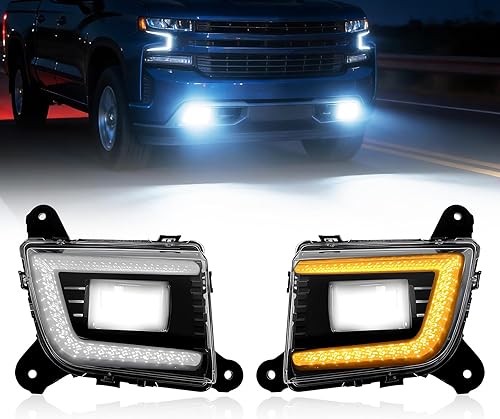 Miniatura 12 de Faros antiniebla compatibles con Nissan Altima 4DR Sedan 2007-2009 con arnés de cableado e interruptor 1999 2000 Civic,LED.,GMC LED amarillo