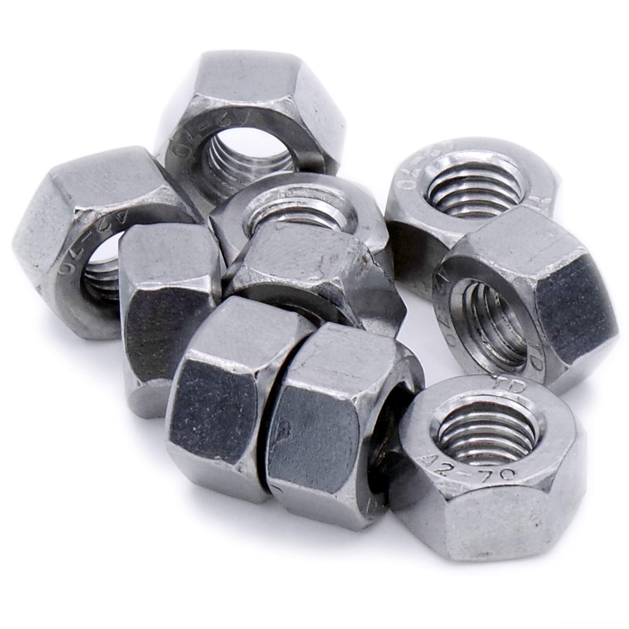 Singularity Supplies M4 (4Mm) Hex Nut (Heavy) - Stainless Steel (A2) (Pack Of 20)
