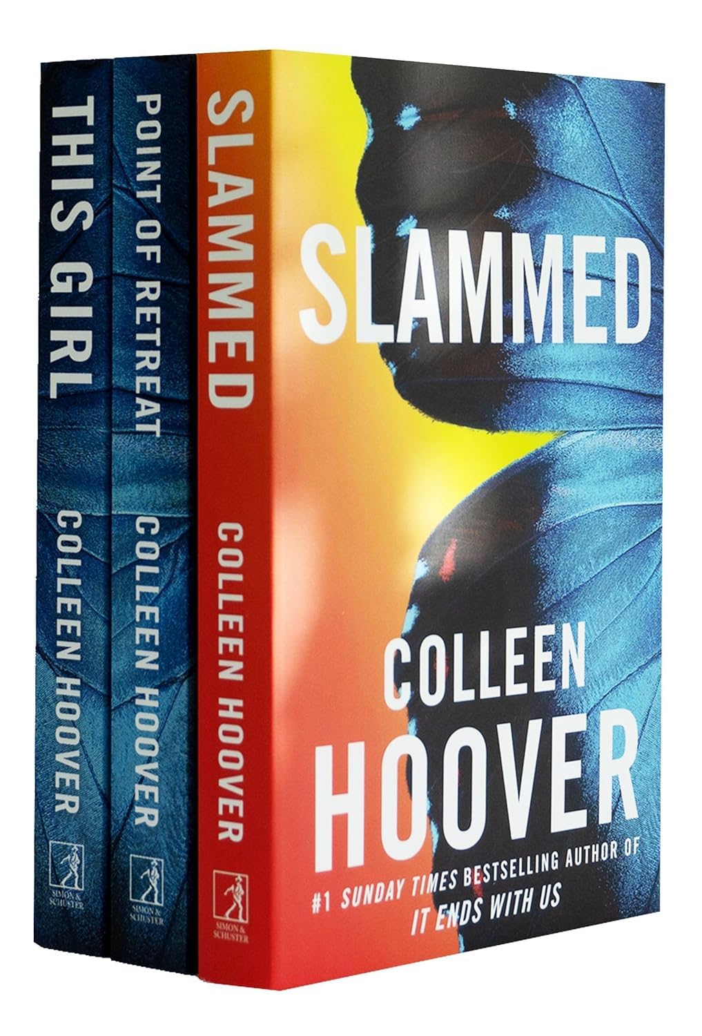 Colleen Hoover Slammed Series 3 Books Collection Set (Slammed, Point of Retreat & This Girl)