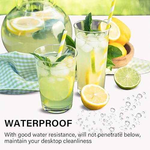 Miniatura 4 de sundee Paquete de 6 manteles de plástico desechables de alta calidad (54 x 108 pulgadas), manteles rectangulares para bodas, fiestas, banquetes,