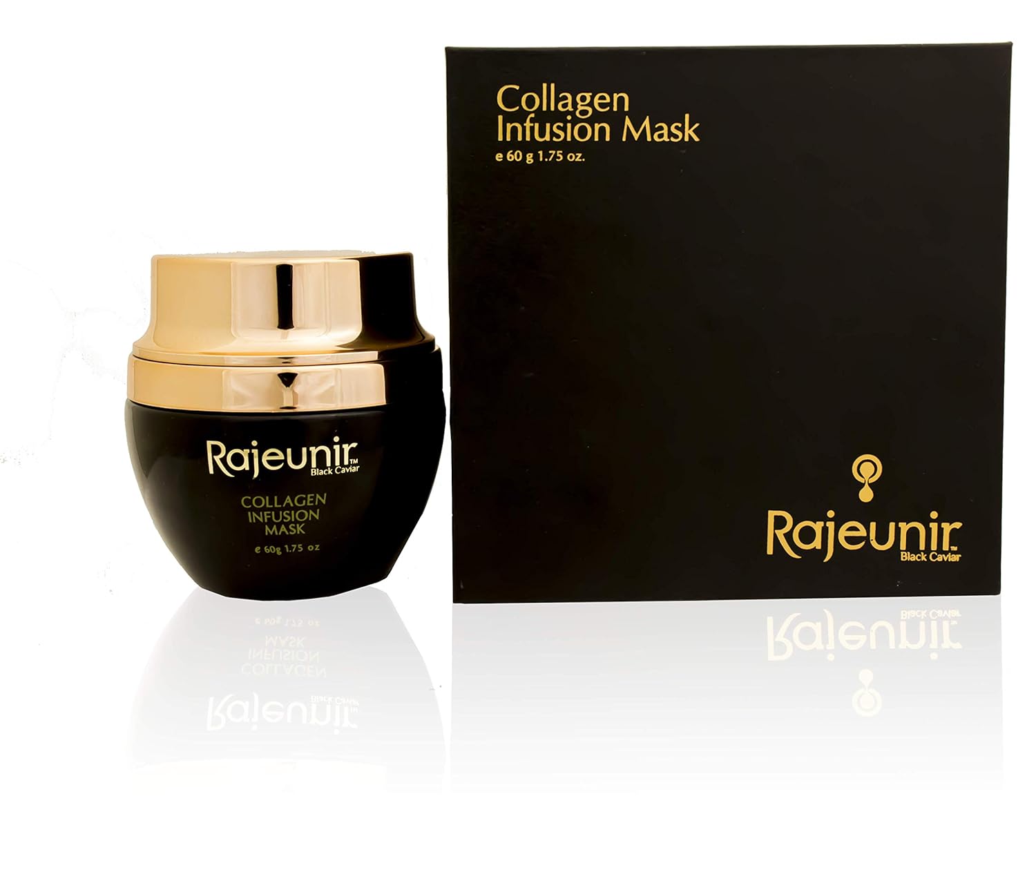 Rajeunir Black Caviar Collagen Infusion Mask Works on the Surface of the Skin While Also Stimulating Collagen Production in Its Deeper Layers and Infusing It With Elastin to Restore Moisture