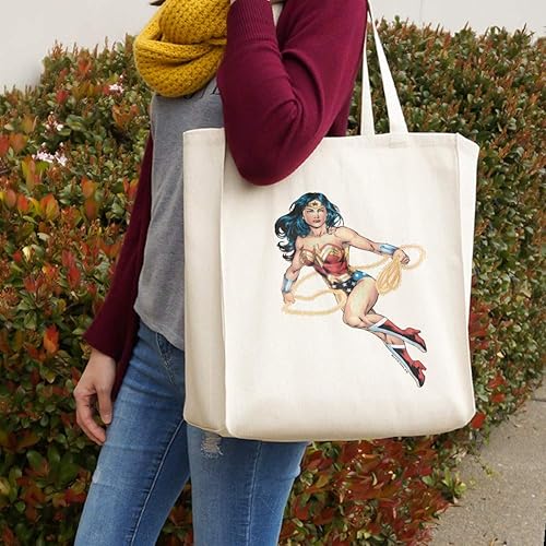 Miniatura 2 de GRAPHICS & MORE Bolso de mano reutilizable de viaje con personaje de Wonder Woman