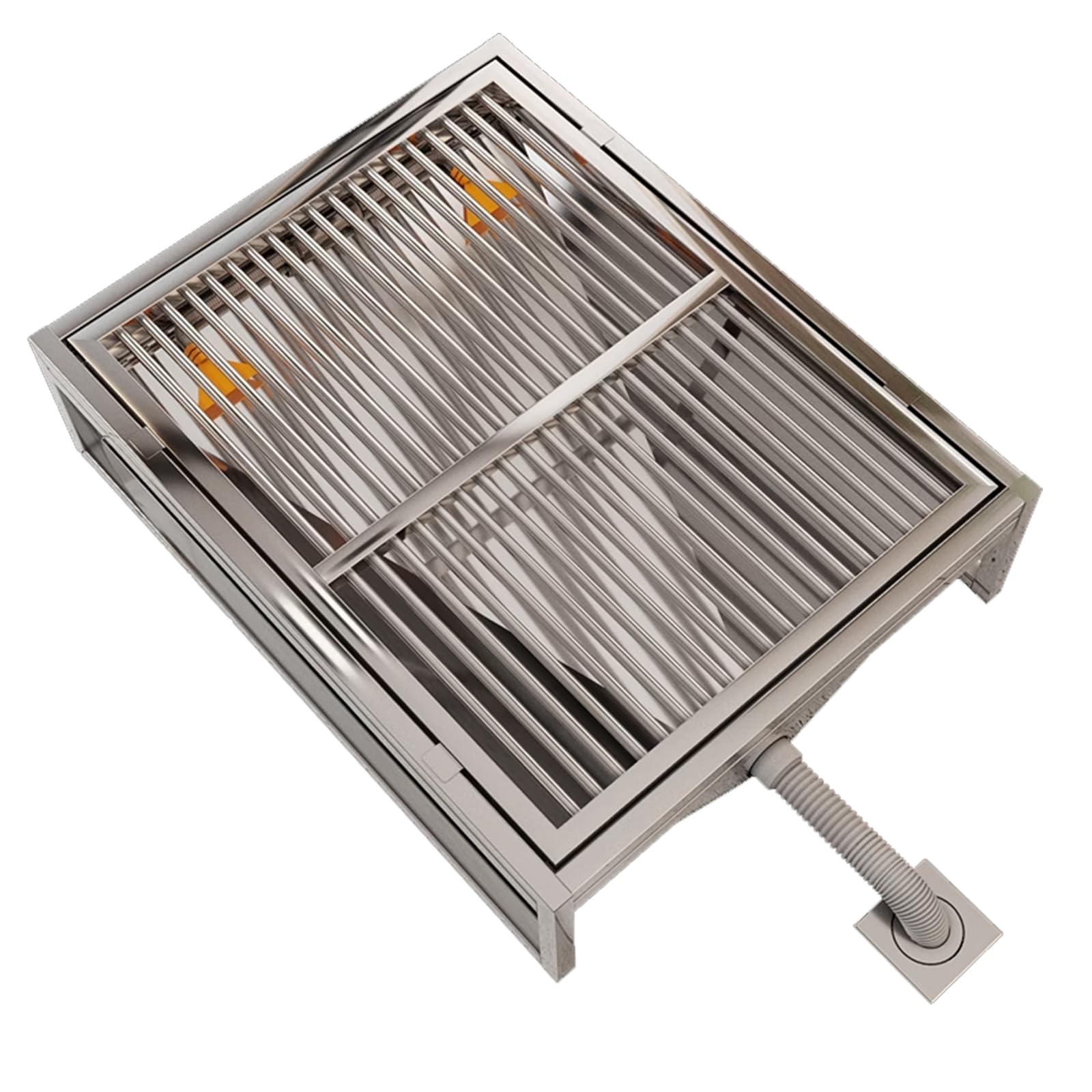Stainless Steel Dog Potty Training Tray Dog Pet Toilet Indoor Outdoor Metal Dog Toilet Tray for Porch Bathroom