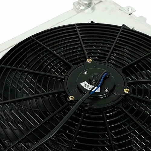 Miniatura 75 de Radiador de aluminio de 3 filas compatible con Toyota Land Cruiser 1958-1984 3.9L 4.2L FJ40 FJ45 Series L6 Entrada superior: 1.50 pulgadas. Salida