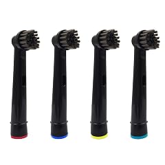 Bamboo Charcoal Replacement Toothbrush Heads Fit for Oral-B Braun Professional Care Advance Power White Clean 3D Excel Electric