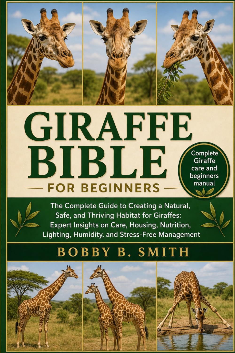 GIRAFFE BIBLE FOR BEGINNERS: The Complete Guide to creating Natural, Safe, and Thriving Habitat For Giraffe: Expert Insights on Care, Housing, ... humidity, and Stress-free Management