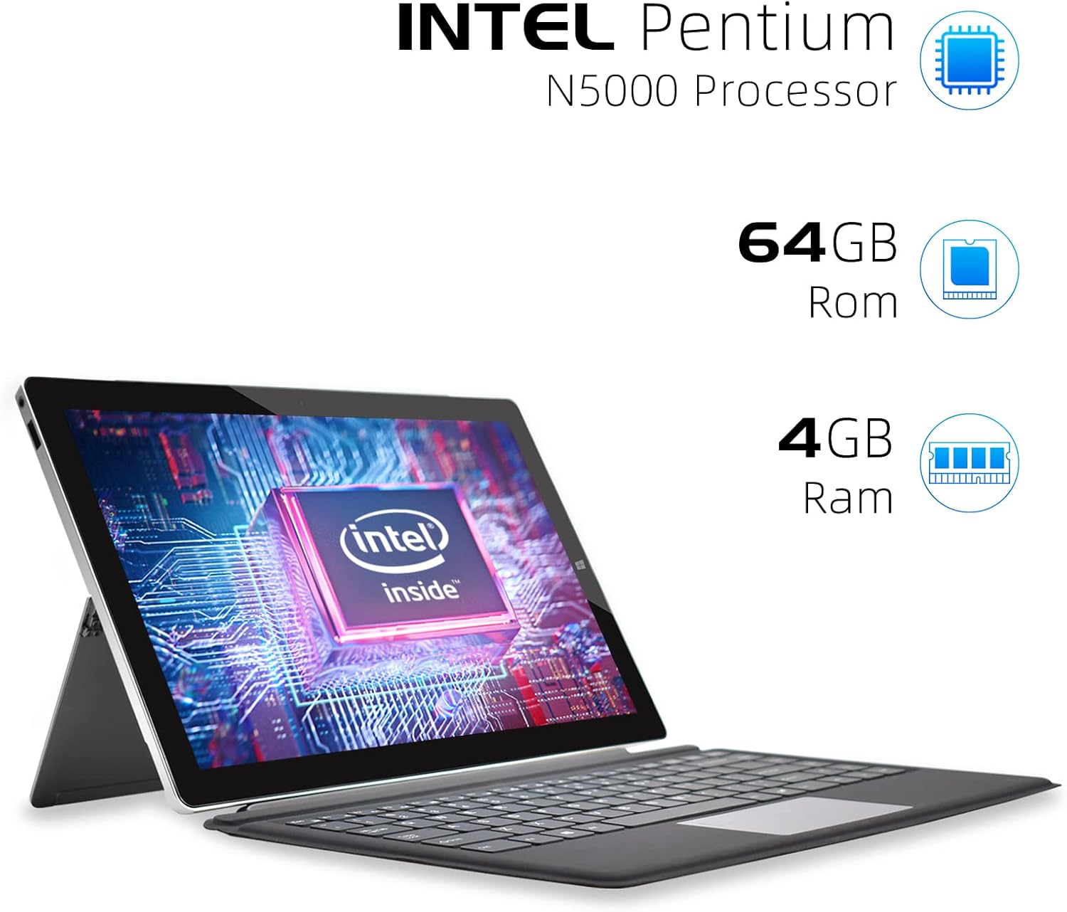 Promo Discount Up To 70% Off 2 in 1 Laptop, WINNOVO TaBook, 13.3 Inch Touchscreen, Detachable Keyboard, Intel Pentium Processor N5000, Quad Core, 4GB RAM, 64GB ROM, 1920x1080 FHD IPS Display, Windows 10 S, 5G WiFi, HDMI(Grey) Best Deal 2 in 1 Laptop, WINNOVO TaBook, 13.3 Inch Touchscreen, Detachable Keyboard, Intel Pentium Processor N5000, Quad Core, 4GB RAM, 64GB ROM, 1920x1080 FHD IPS Display, Windows 10 S, 5G WiFi, HDMI(Grey)