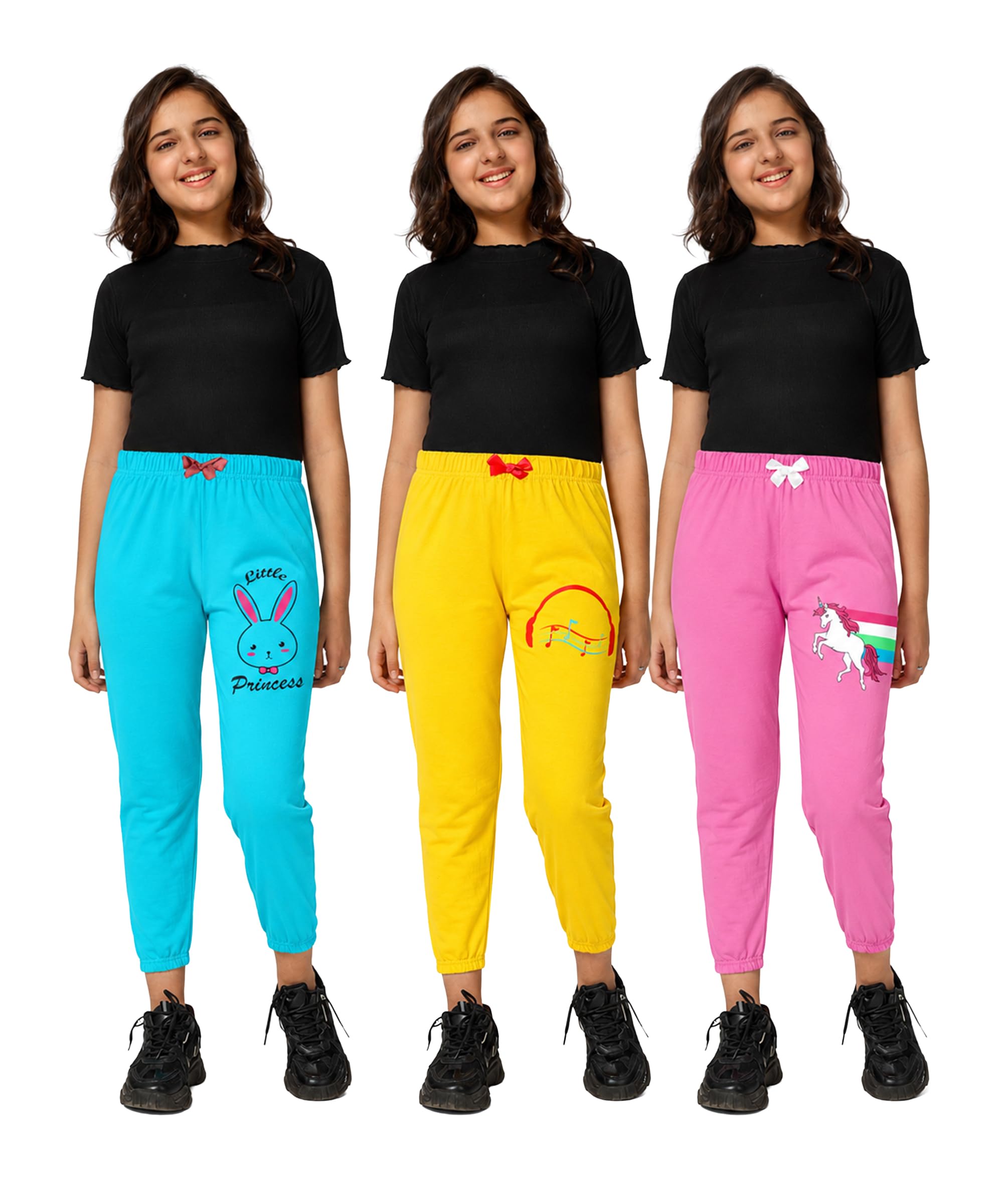 KYDA KIDS Mädchen Trainingshose (3er Pack)