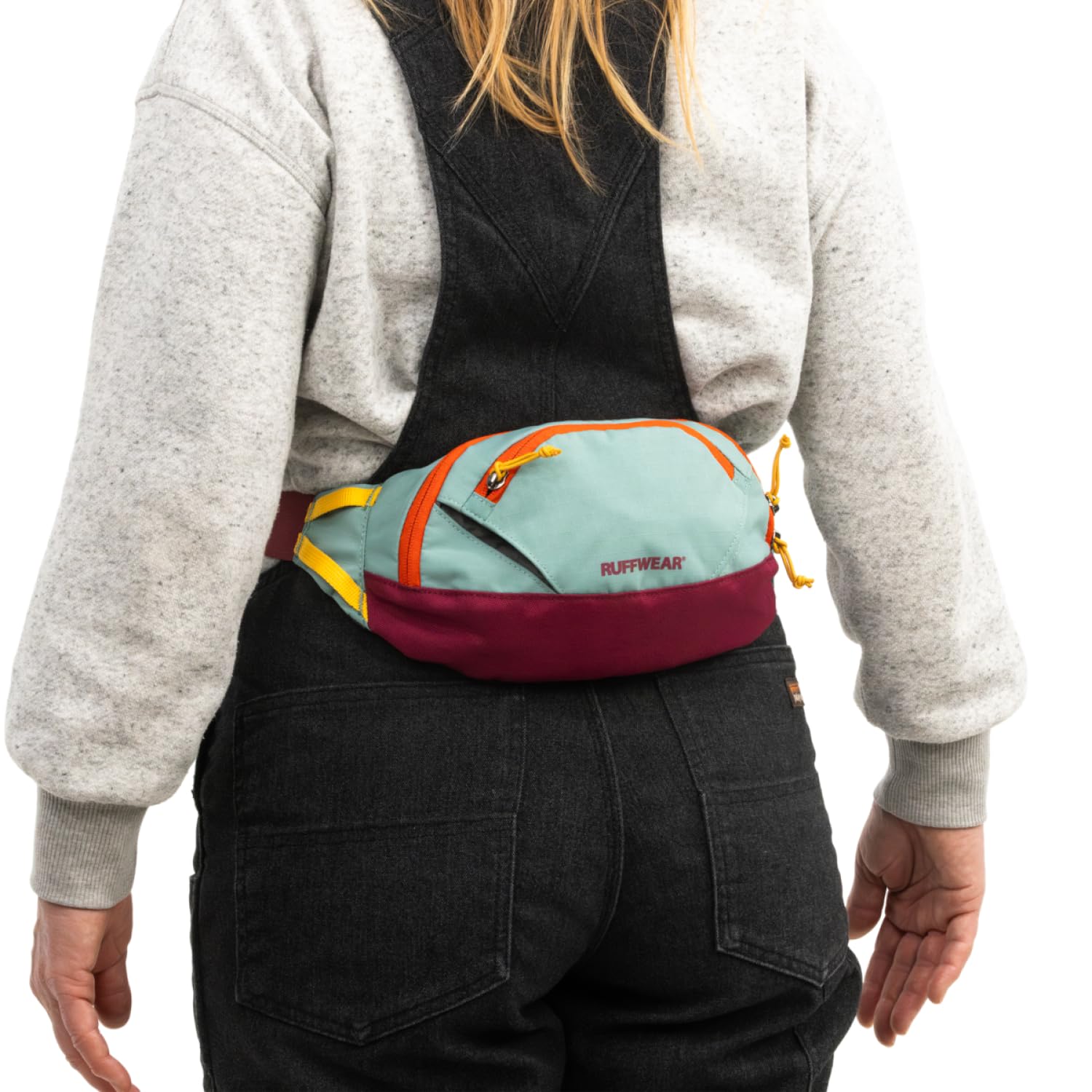 RUFFWEAR Home Trail Hip Pack, regulowana torba na ramię i torba na pasek, na spacery z psem, nerka, torba na ramię lub torba na talię z kieszeniami na zamek błyskawiczny, torba na smakołyki dla psa i