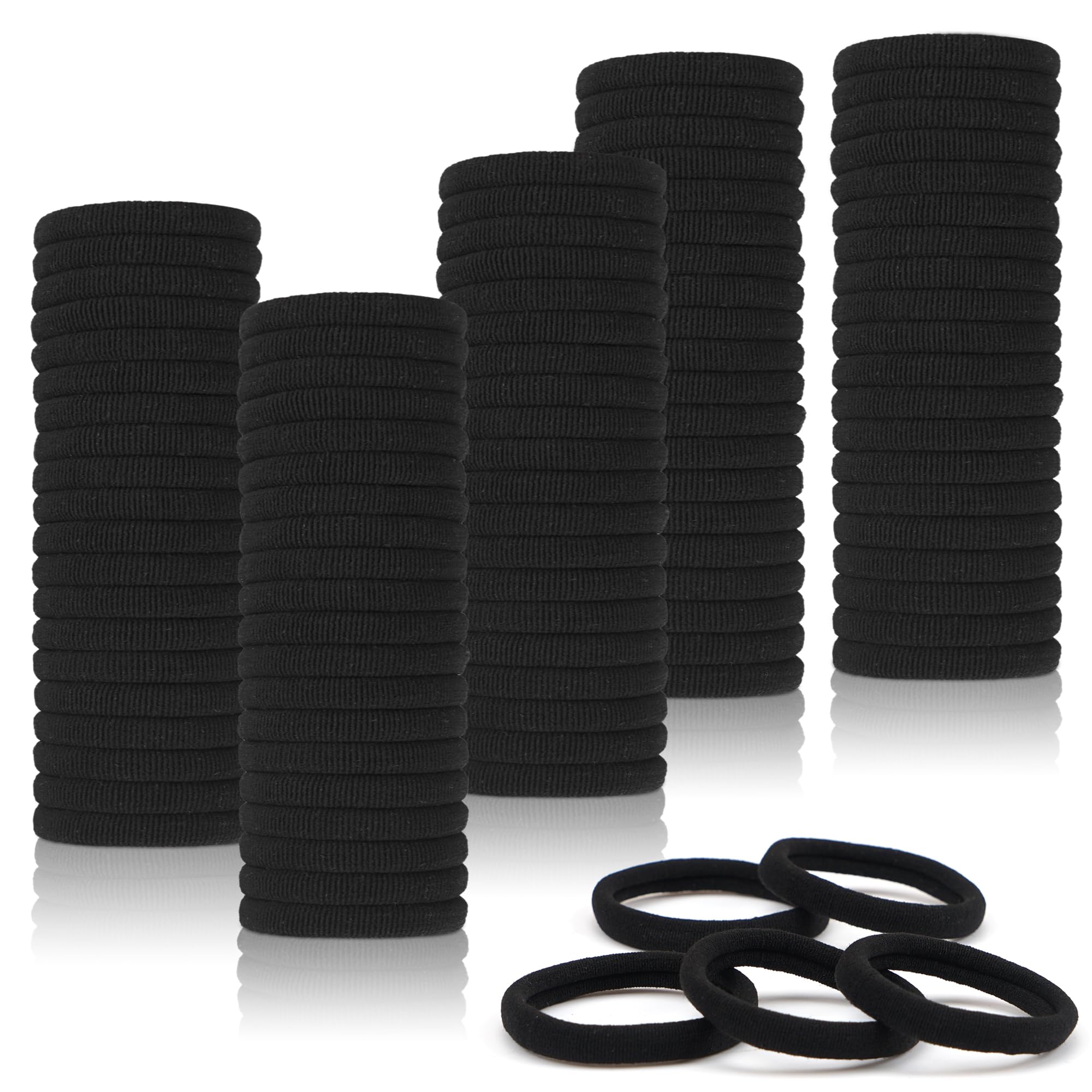 CÉLLOT 100PCS Elastic Hair Ties - hair accessories | Mubboo