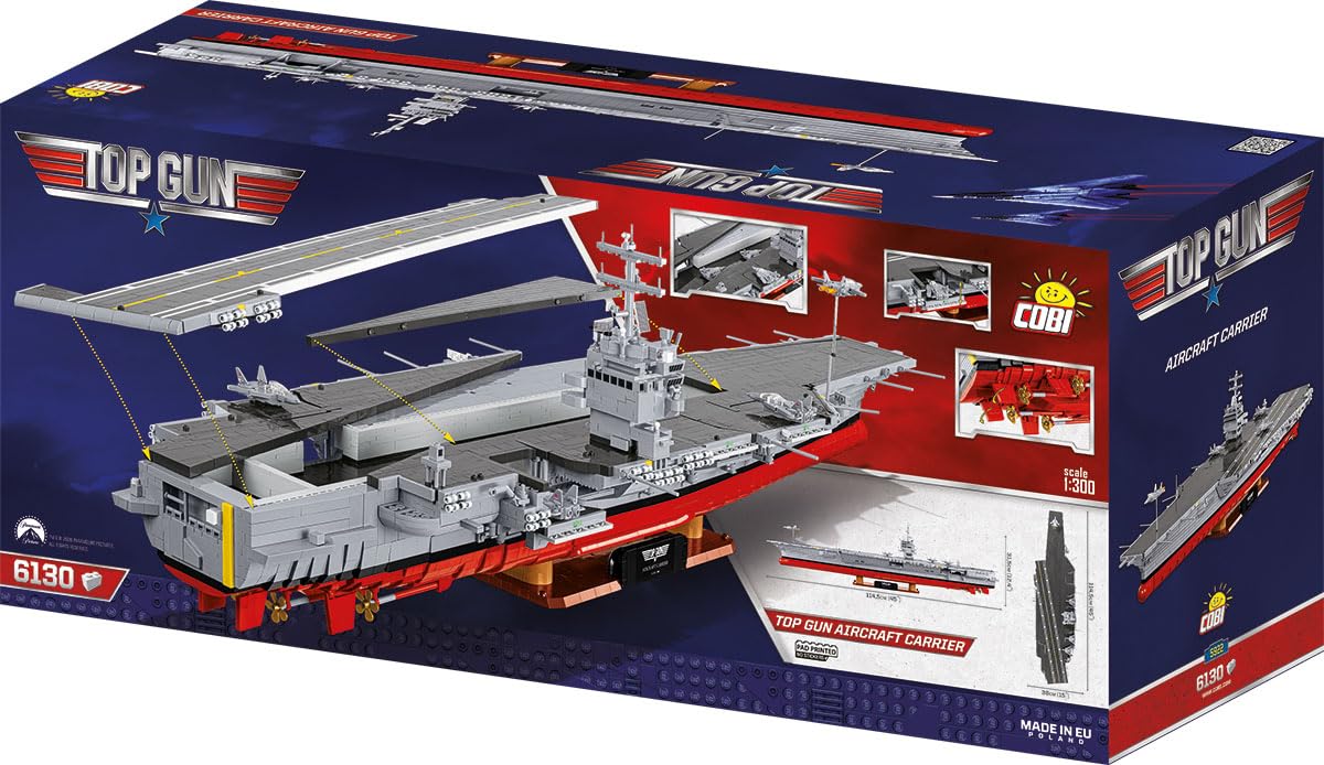 Aircraft Carrier Scale 1:300 6130 pcs Box: 79,5 x 24,4 x 35,0 cm TOP Gun